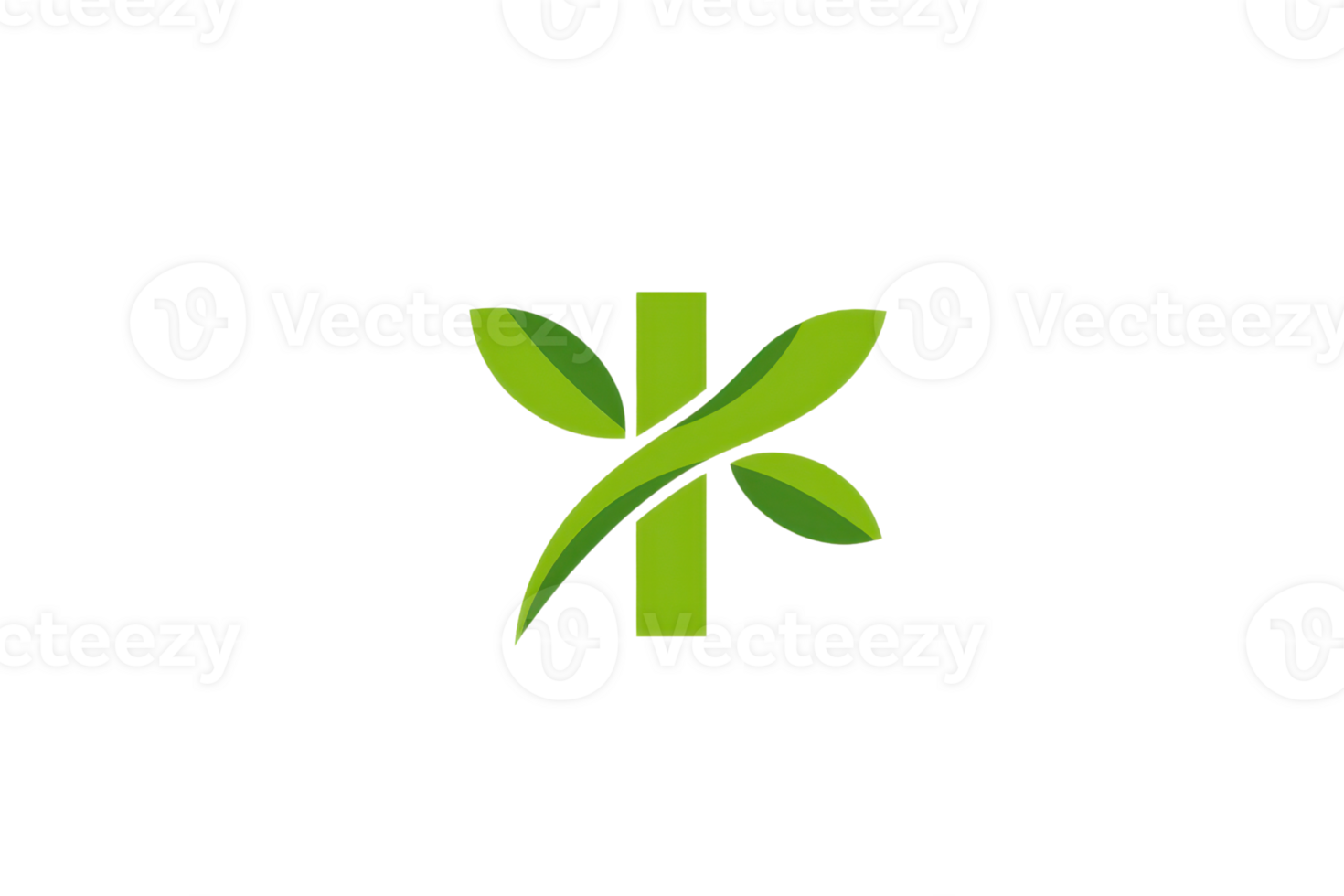 A green logo featuring stylized leaves arranged in a modern design, symbolizing growth and nature. png