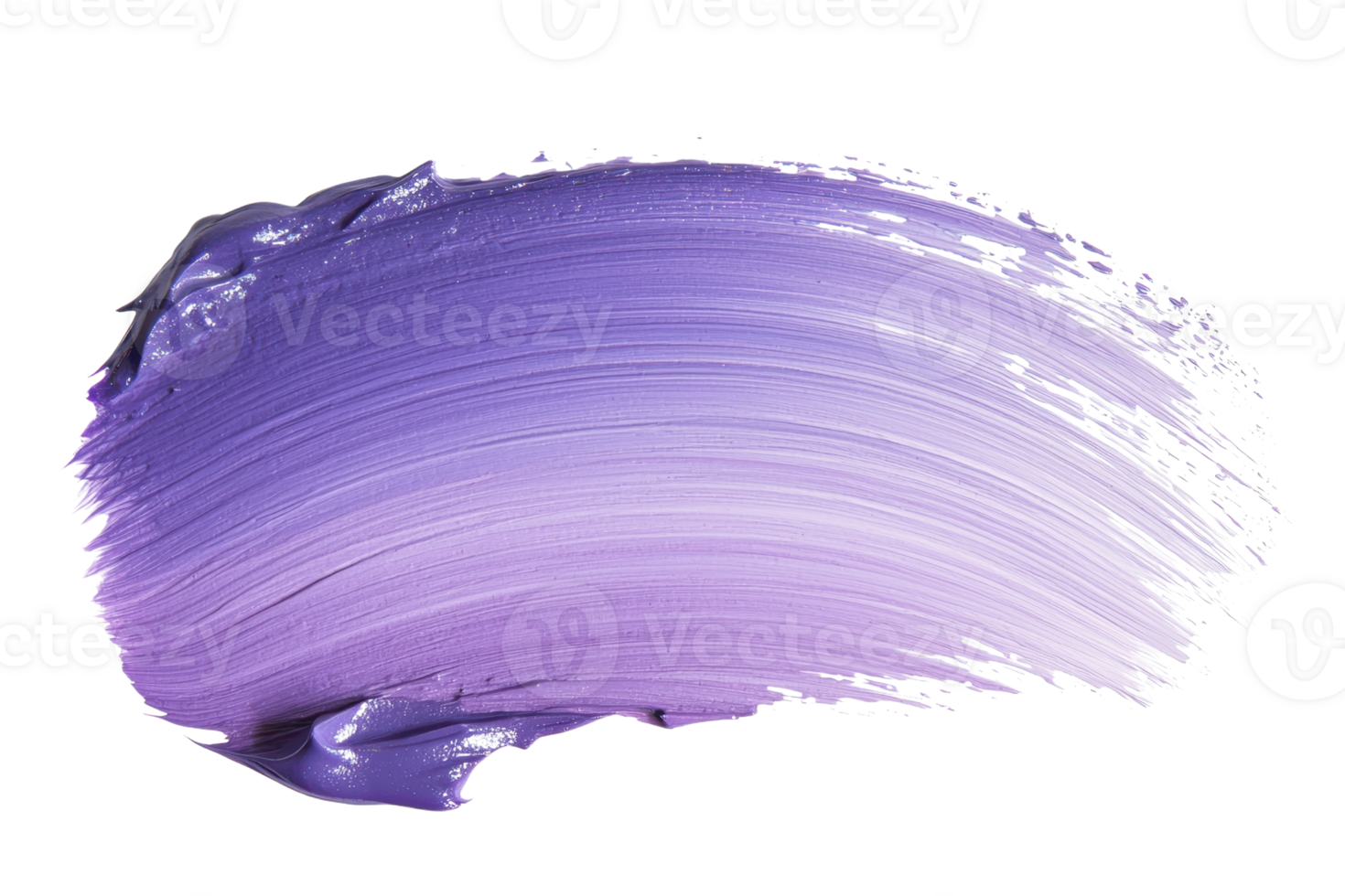 A vibrant stroke of light purple paint, showcasing smooth texture and dynamic flow. png