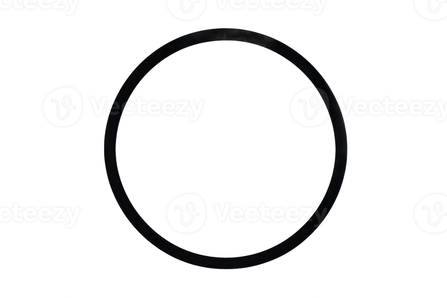 A circular frame with a dark finish, showcasing a simple yet elegant design suitable for various display purposes. png