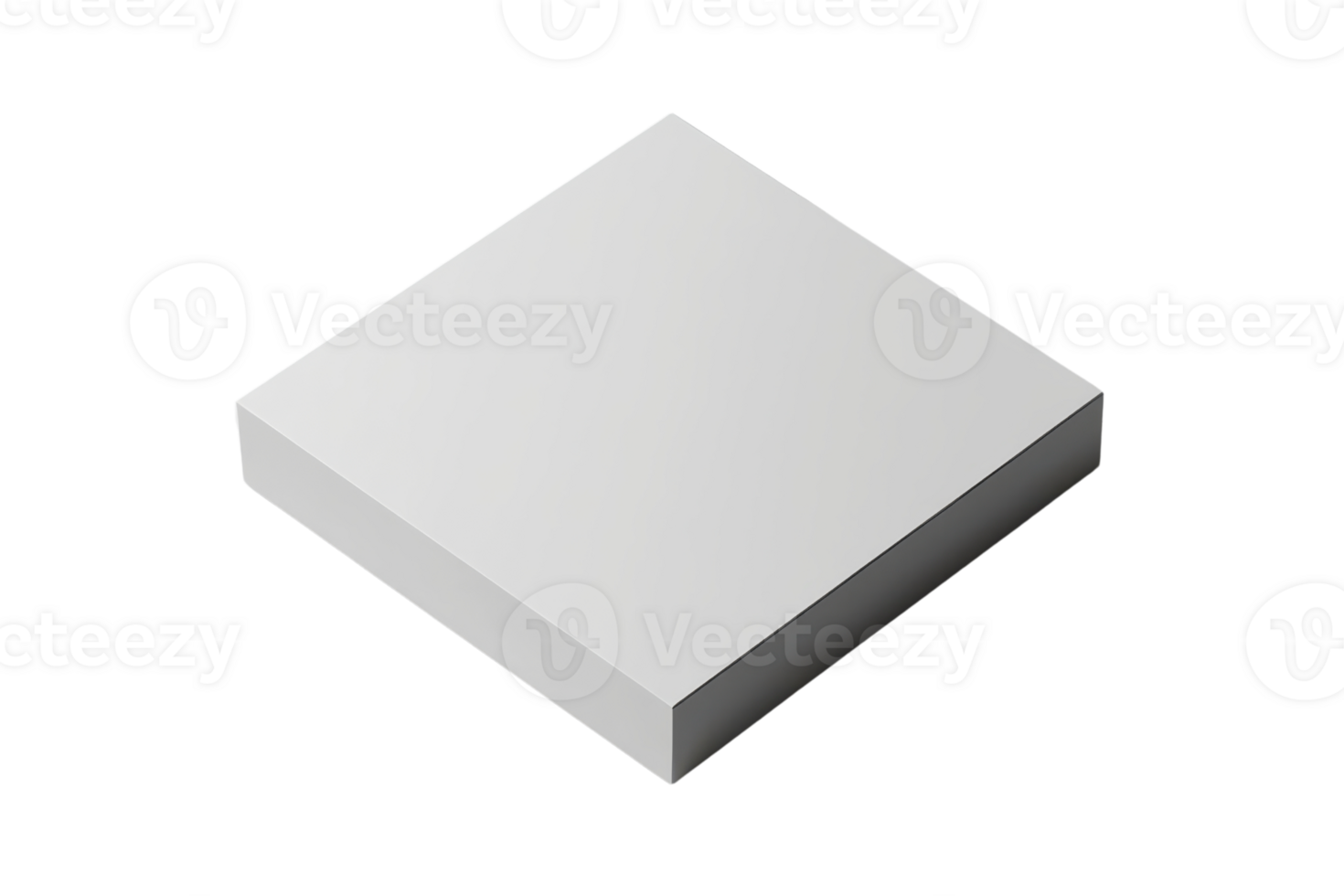 A simple, flat, square object with a smooth surface and clean edges, emphasizing minimalism and modern design. png