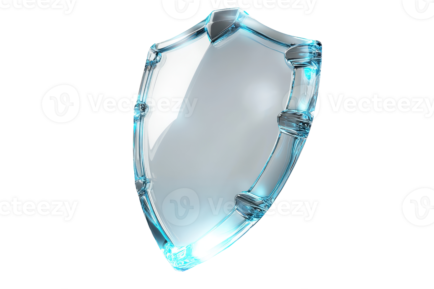 A sleek, reflective shield with a modern design, showcasing a blend of armor aesthetics and contemporary style. png