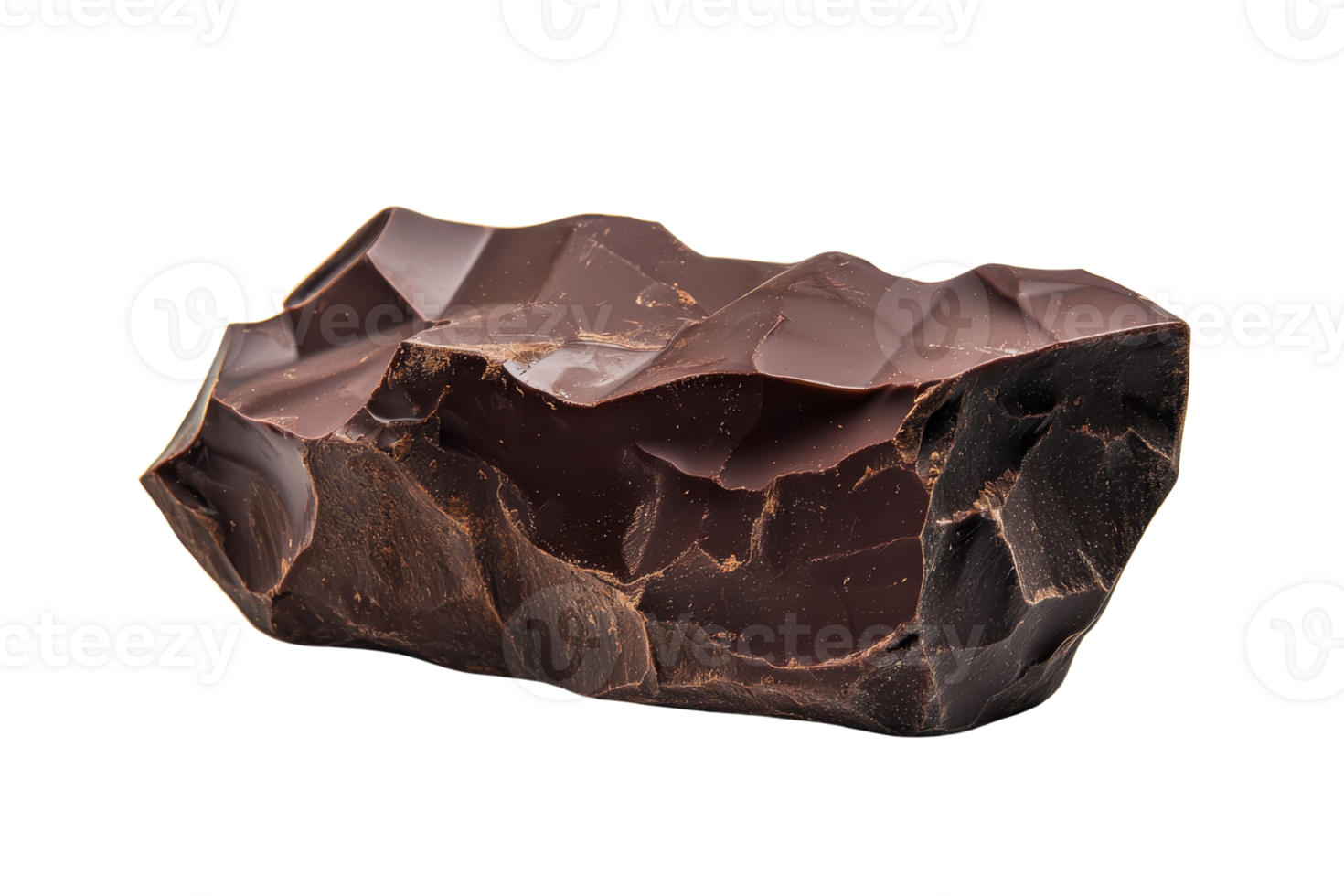 A brownish rock with a rugged texture and sharp edges, showcasing natural formations and color variations. png