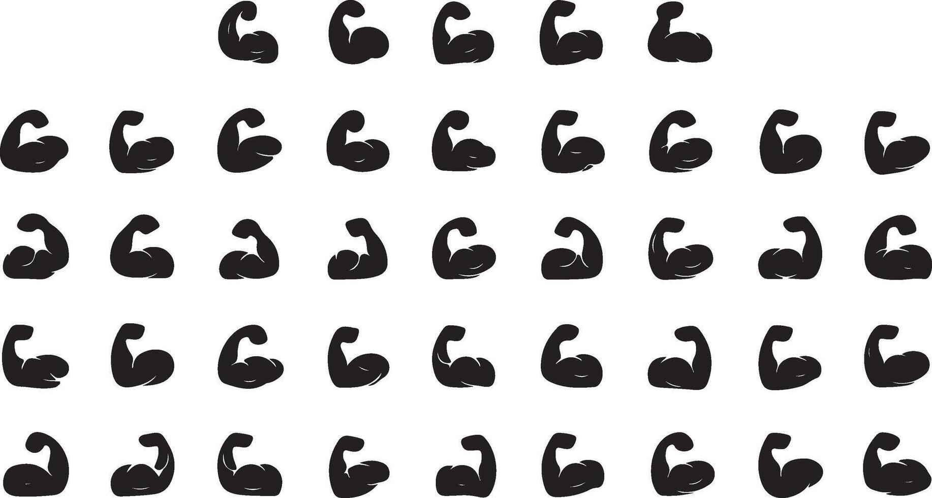 High-quality biceps muscle icon featuring detailed and realistic design elements perfect for fitness, bodybuilding, and health-related graphic projects vector