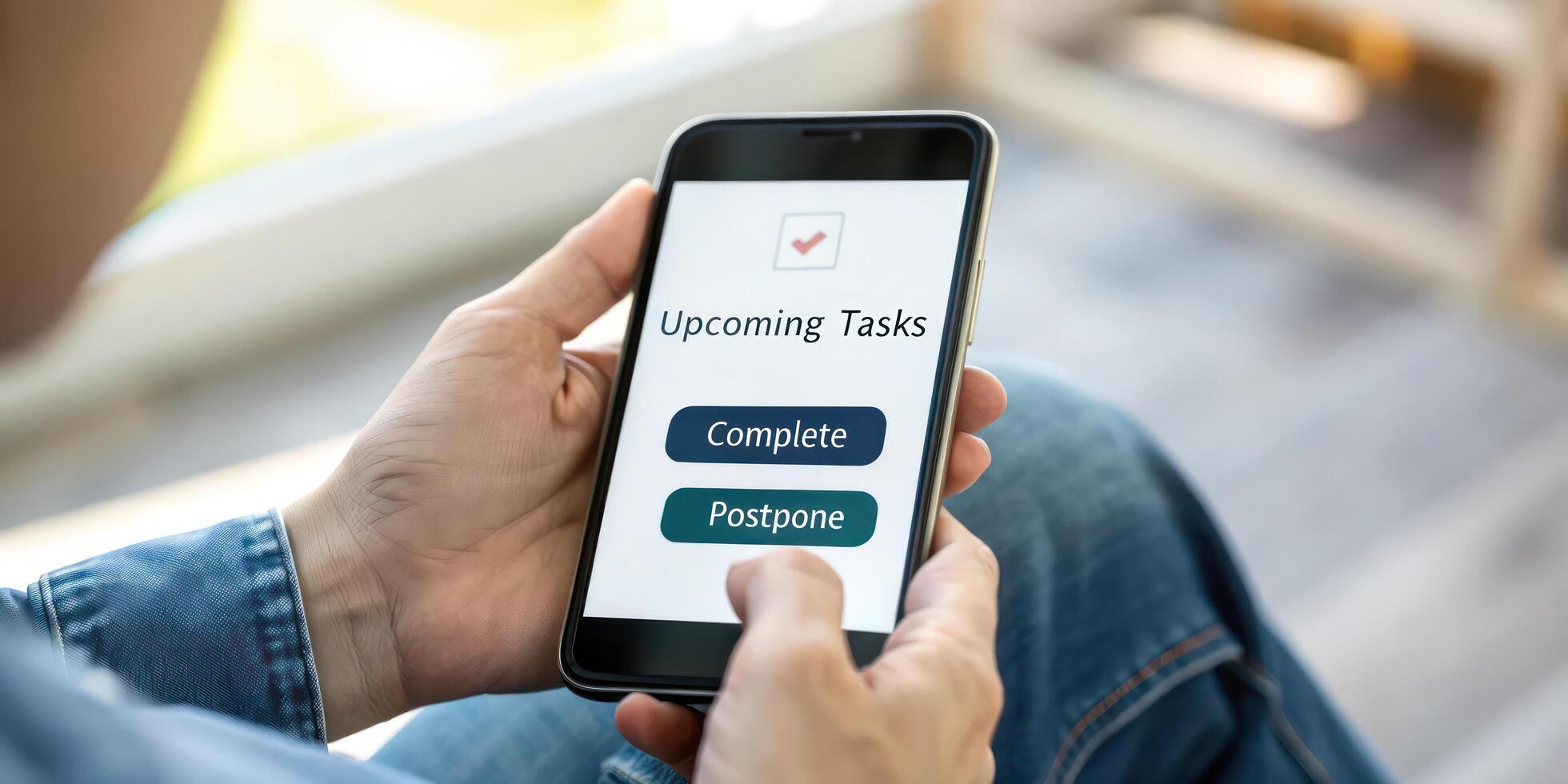 Accounting tasks and tasks on a smartphone photo