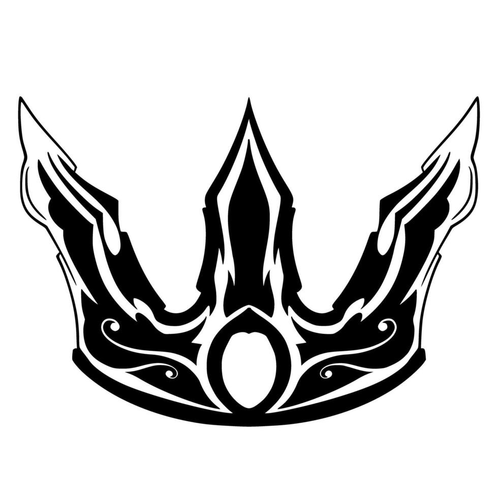 Crown Art Symbol Illudtration vector