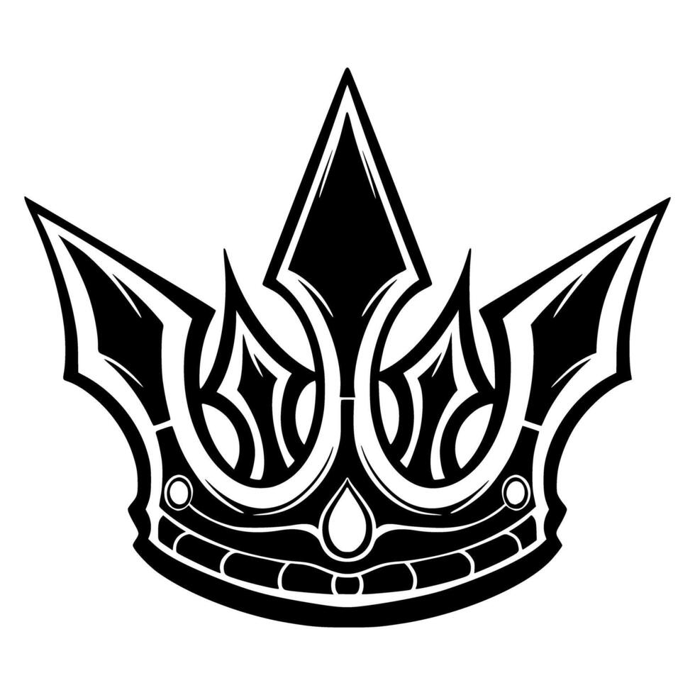 Crown Logo Symbol Design vector
