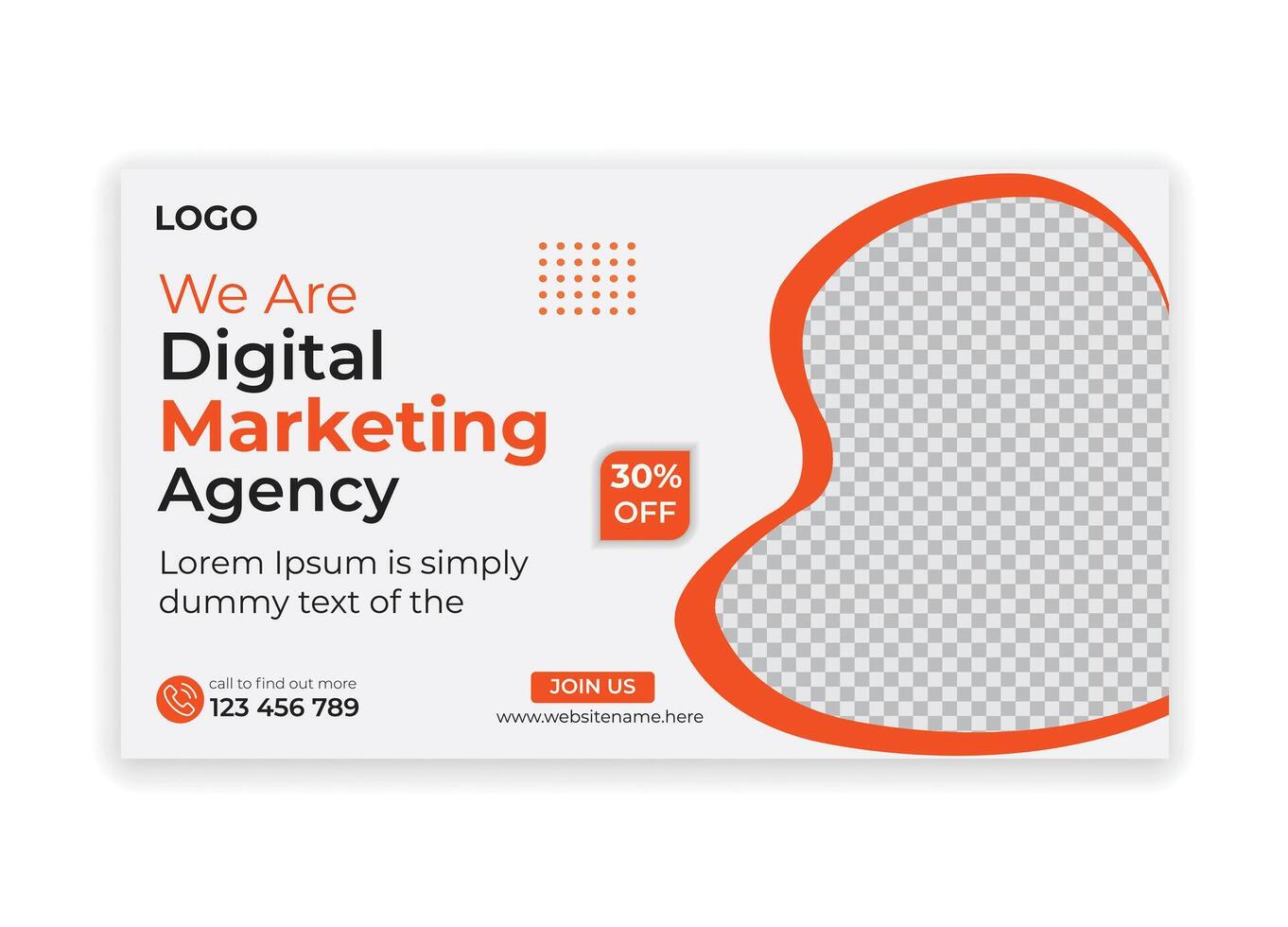 Freelance Marketing Business Web Post Design vector