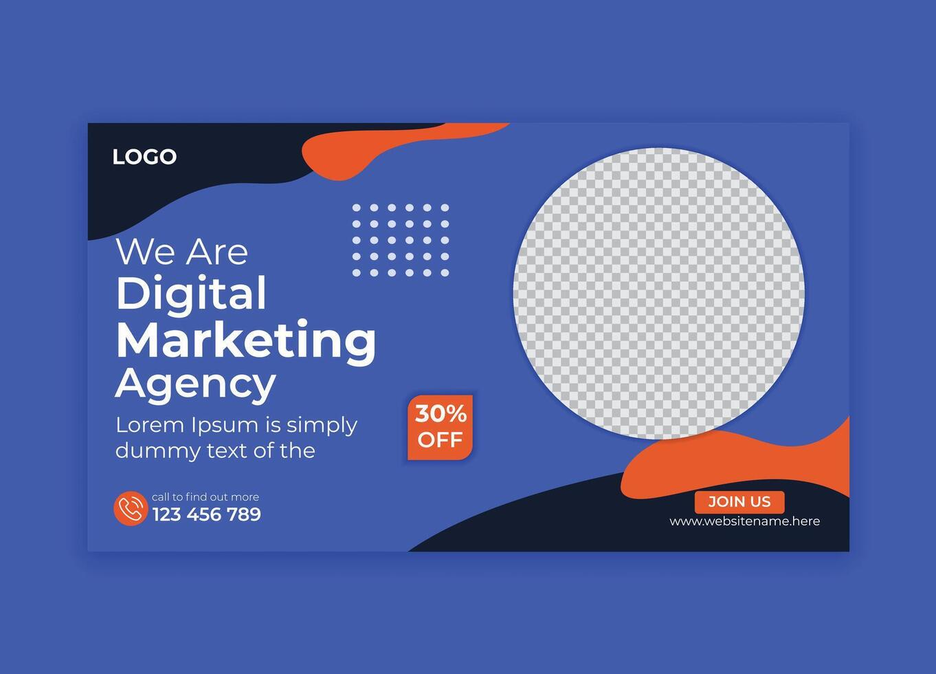 Creative Digital Business Promotion Template vector