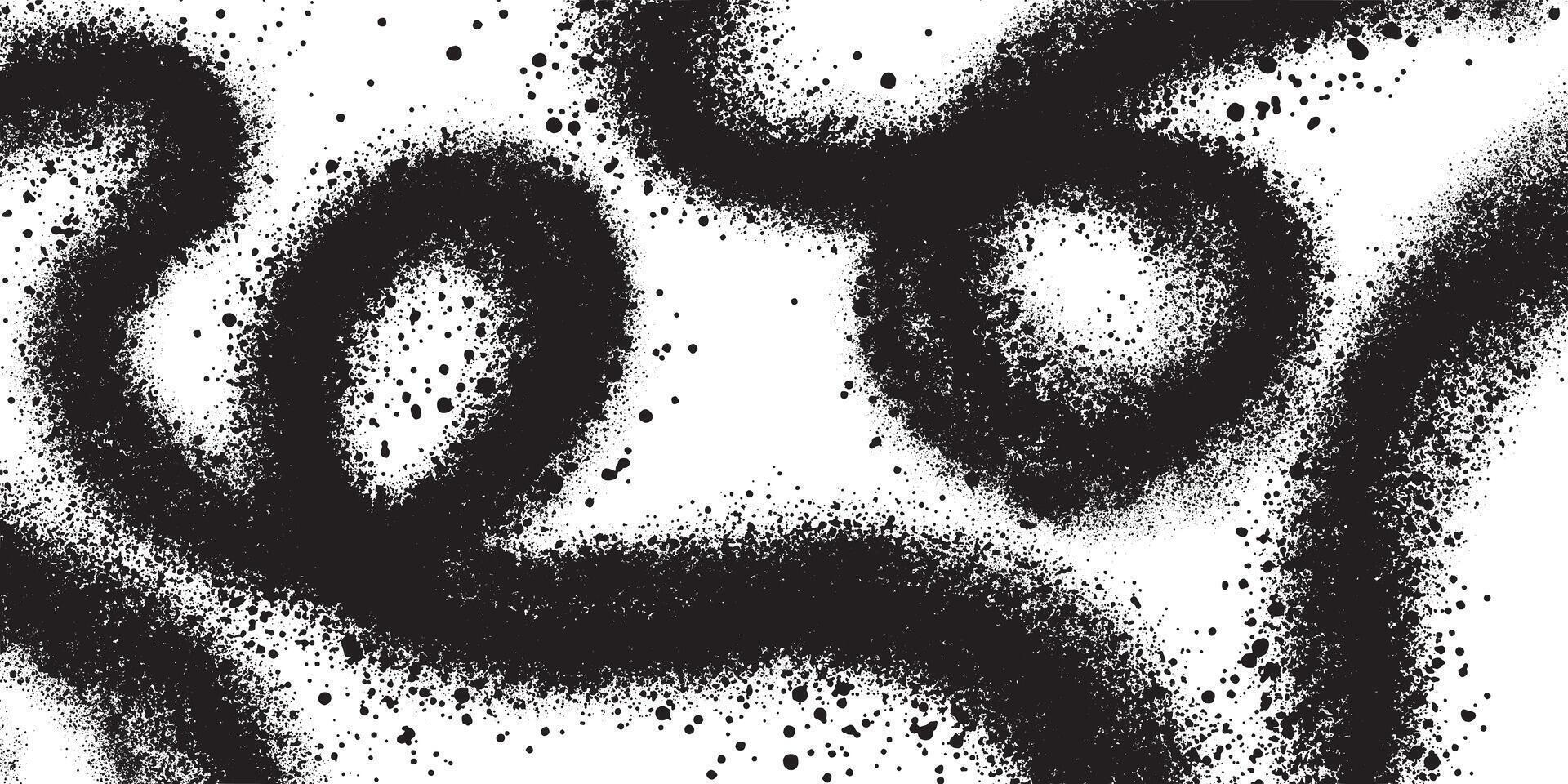 Abstract grunge lines background. Graphic Pattern with Wavy Lines in graffiti style with black spray paint for banner templates vector