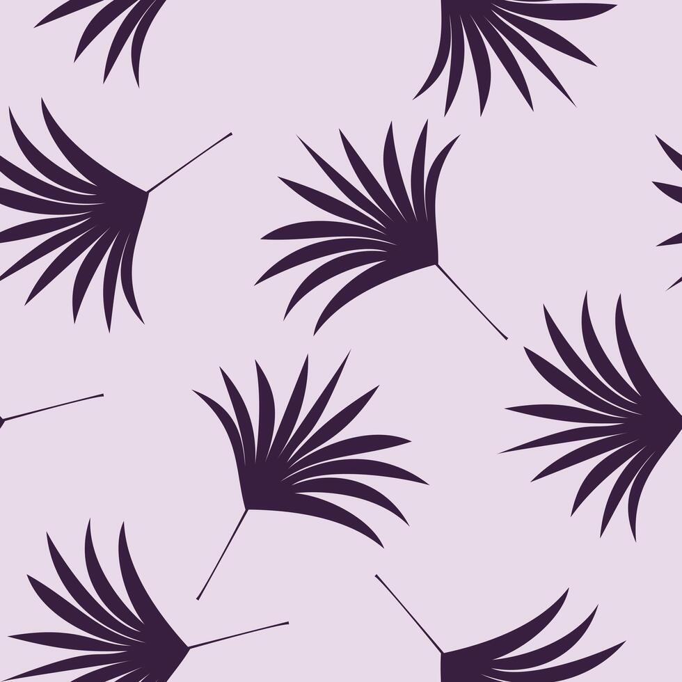 seamless pattern tropical leaf for background and texture vector