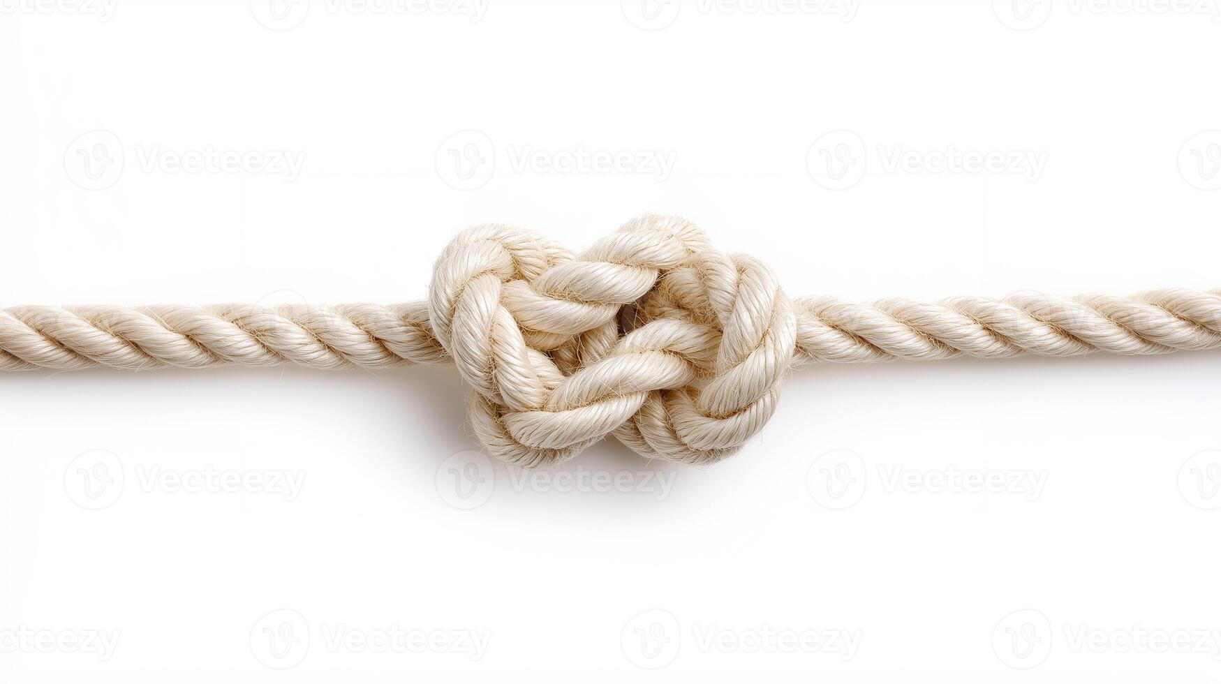 Secure Business Relationship Symbolized by Rope Tie photo