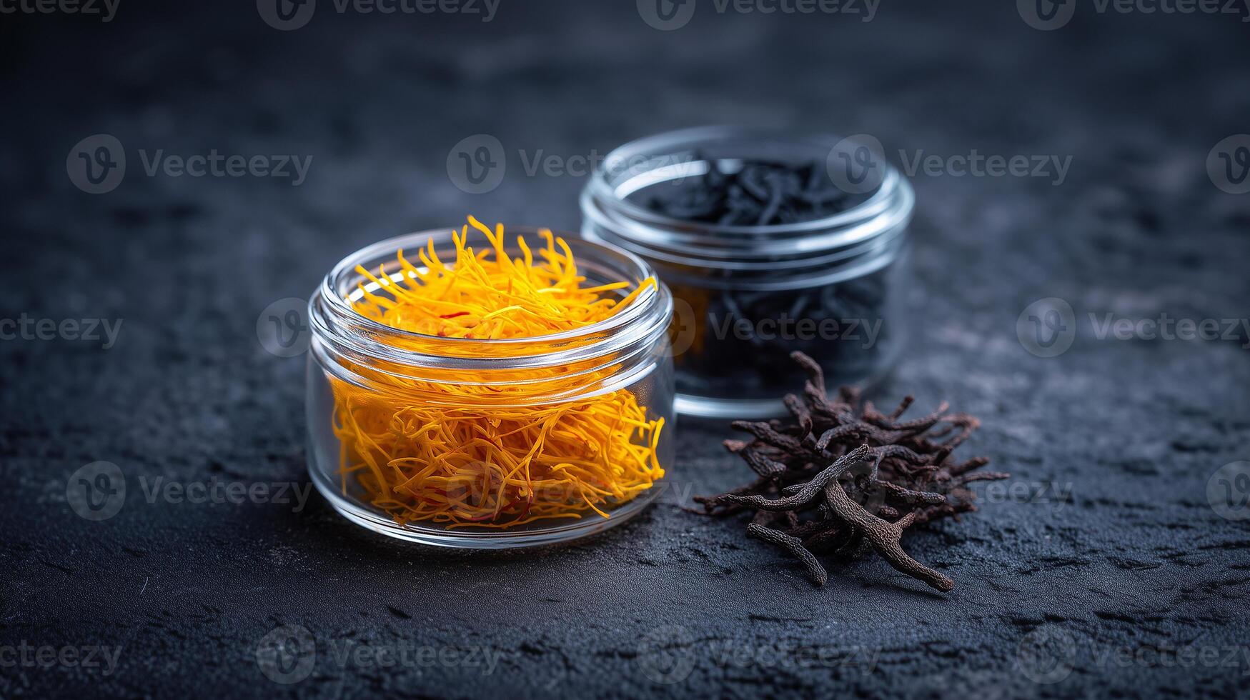 Gourmet cooking ingredients with distinctive texture and color contrast photo