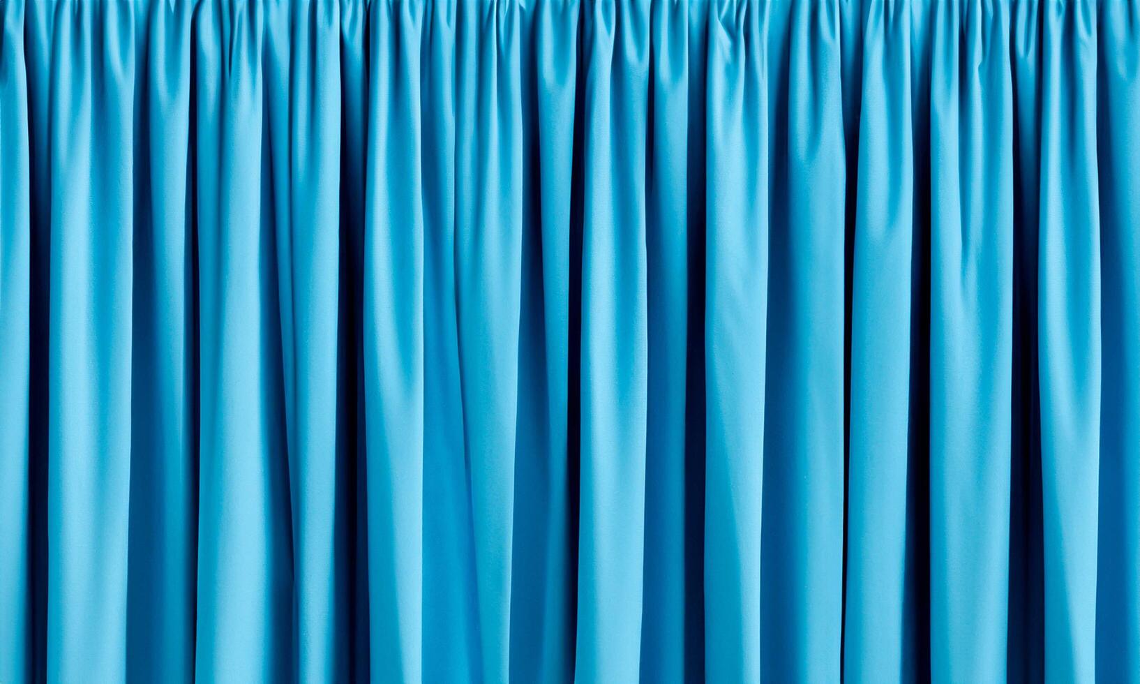 Minimalist curtain in special full frame for use by decorators and architects blue full frame photo