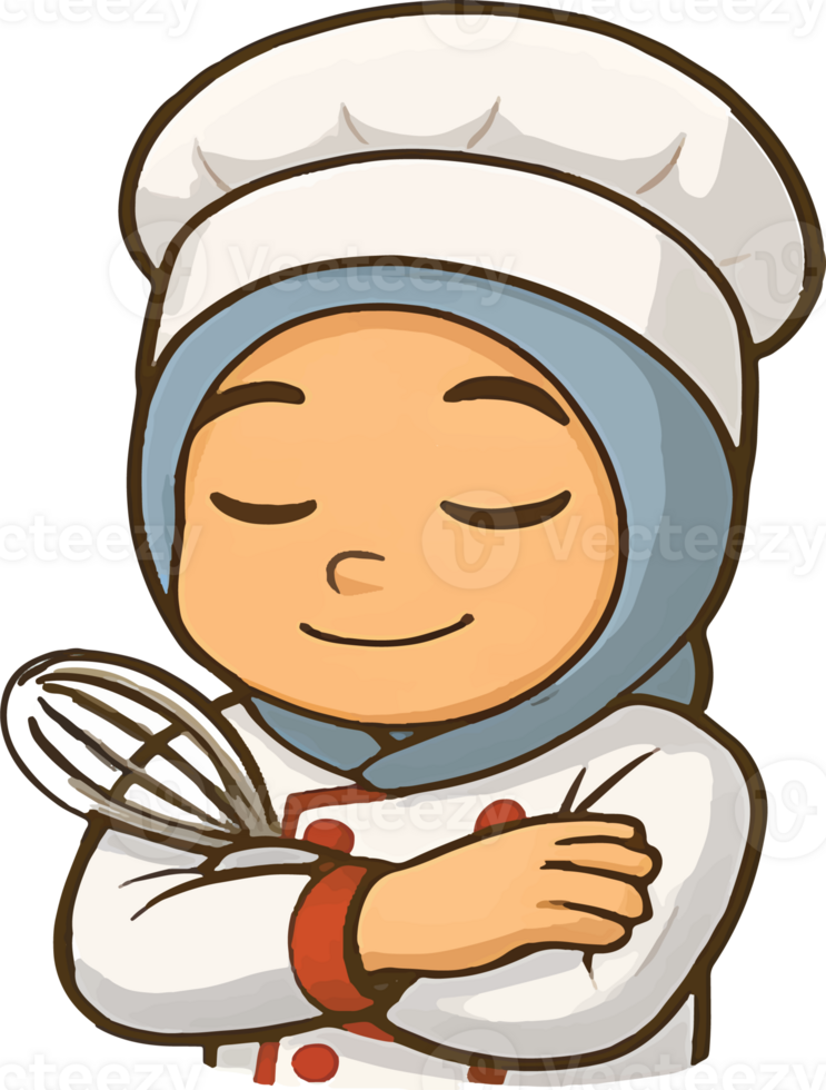 Cooking with chef icon png