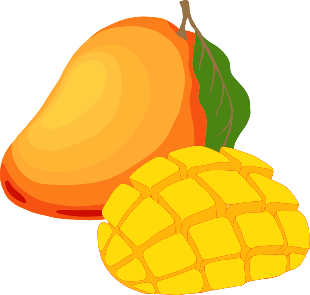 Ripe Mango Fruits Cut Out png