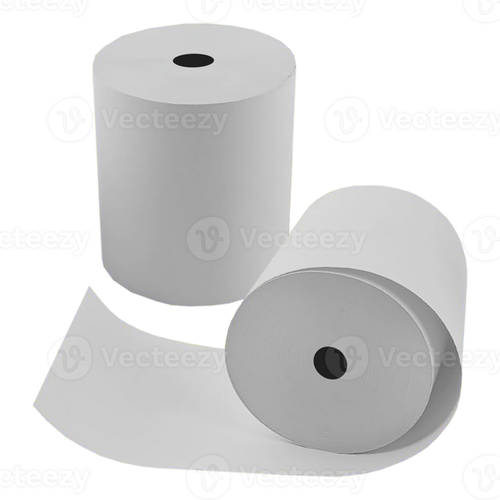 Thermal label rolls png