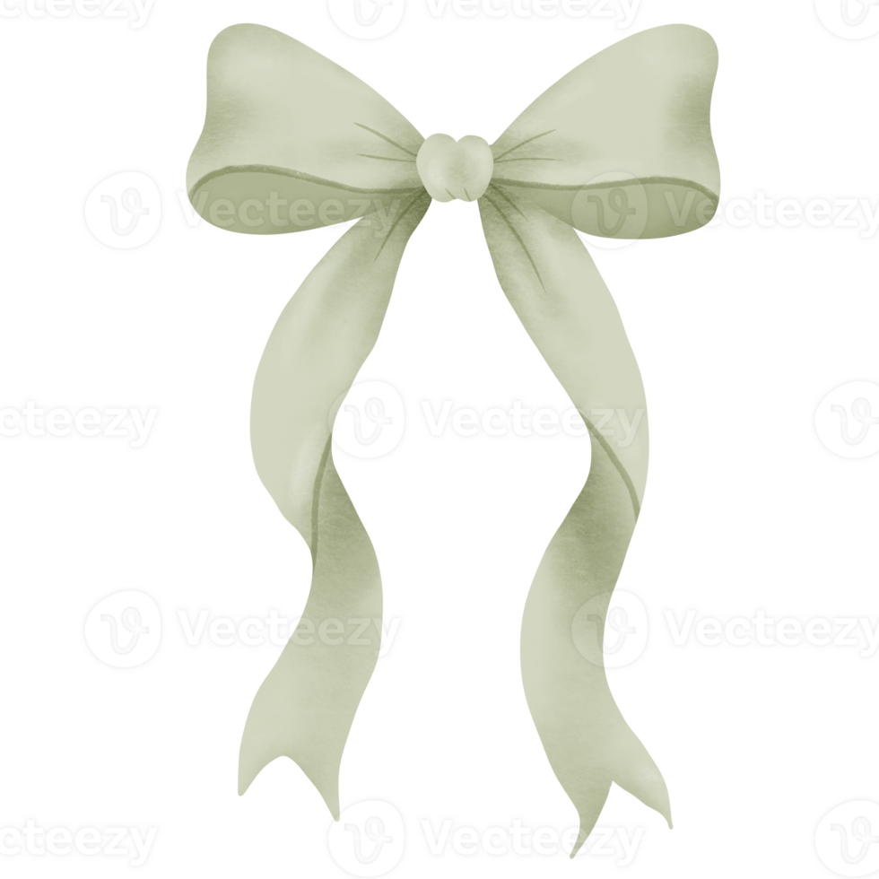 Hand Drawn Green elegant ribbon Clipart for Cottagecore Journaling, Scrapbooking, Wedding Cards, Invitations, Planners, and Crafting Projects png