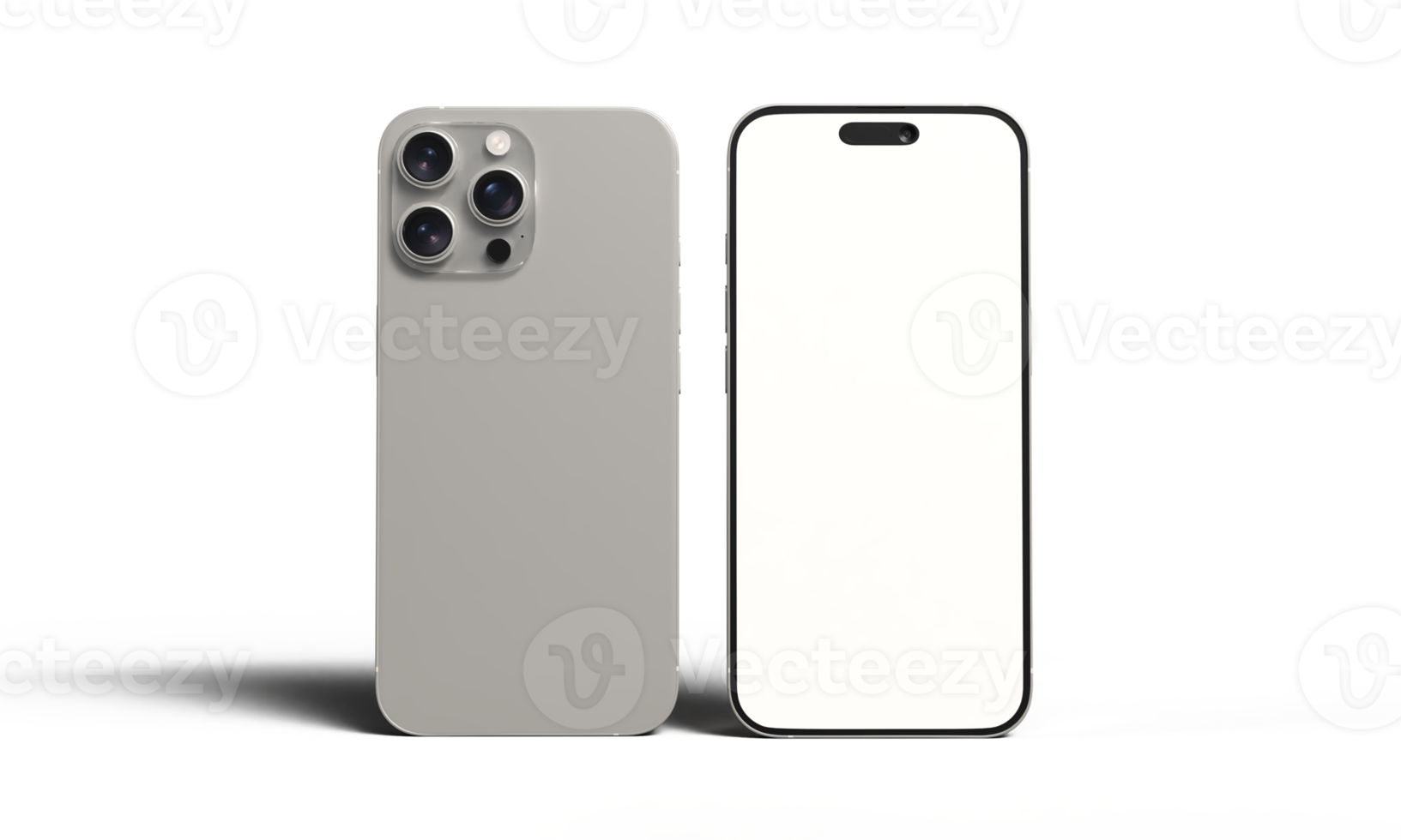 Smartphone telephone front back view camera object communication technology mobile empty blank touchscreen device display business mockup mobile smartphone portability digital marketing sale present png