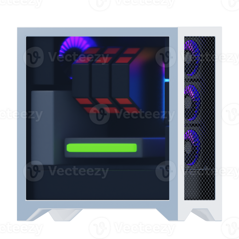 High performance gaming pc 3d icon. Gaming Pc 3D Icon png