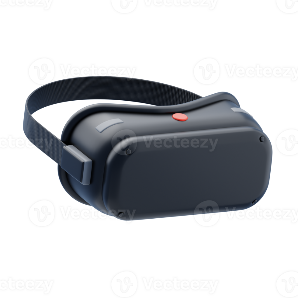 Vr Gaming 3D Icon. Virtual reality headset gear 3d icon png