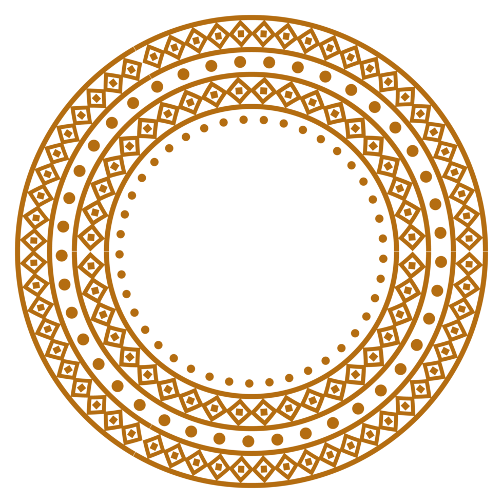 Gold twisted rope circle frame round border braided silk cord ring luxury jewelry award circle png
