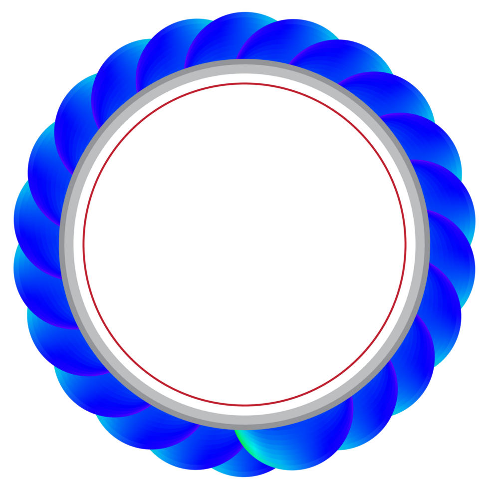 circle frame islamic text box with award badge png