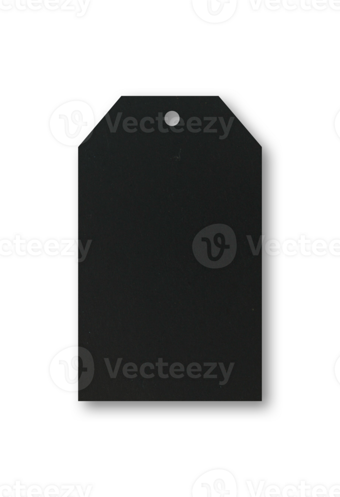 black price tag mockup png