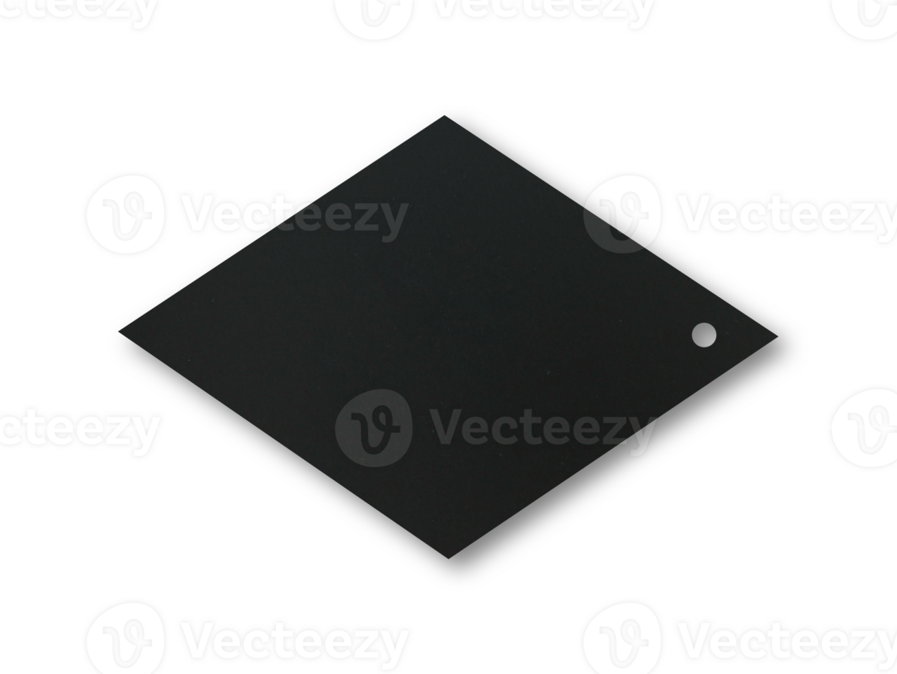 black tag label isolated png