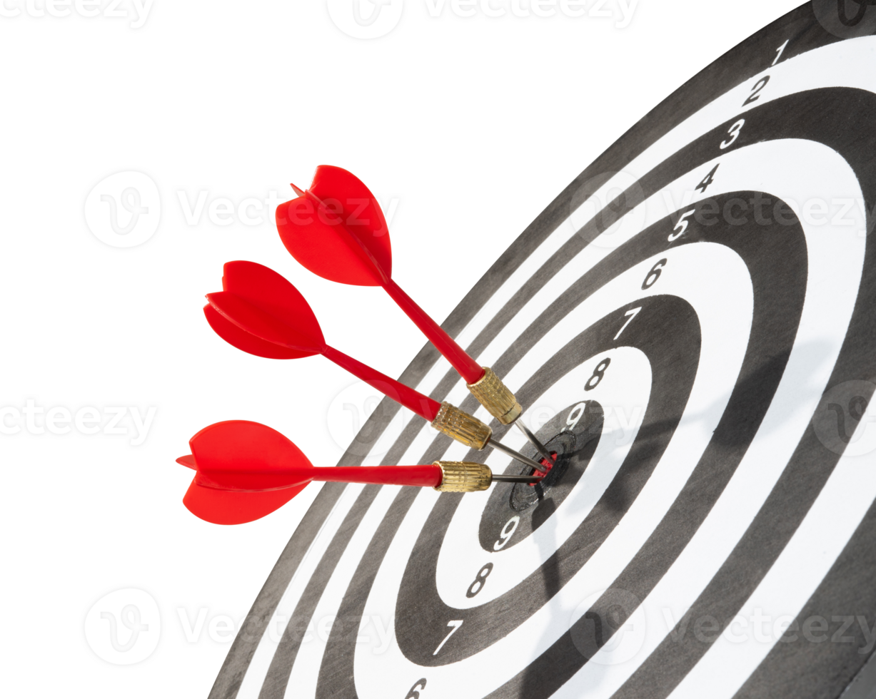 three red arrow success goals png