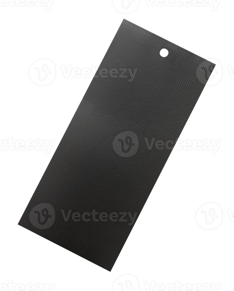 mockup hang tag label isolated png