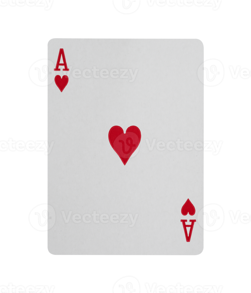 heart playing card isolated png
