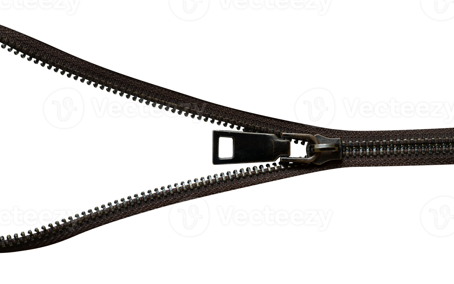 black zipper isolated on white png
