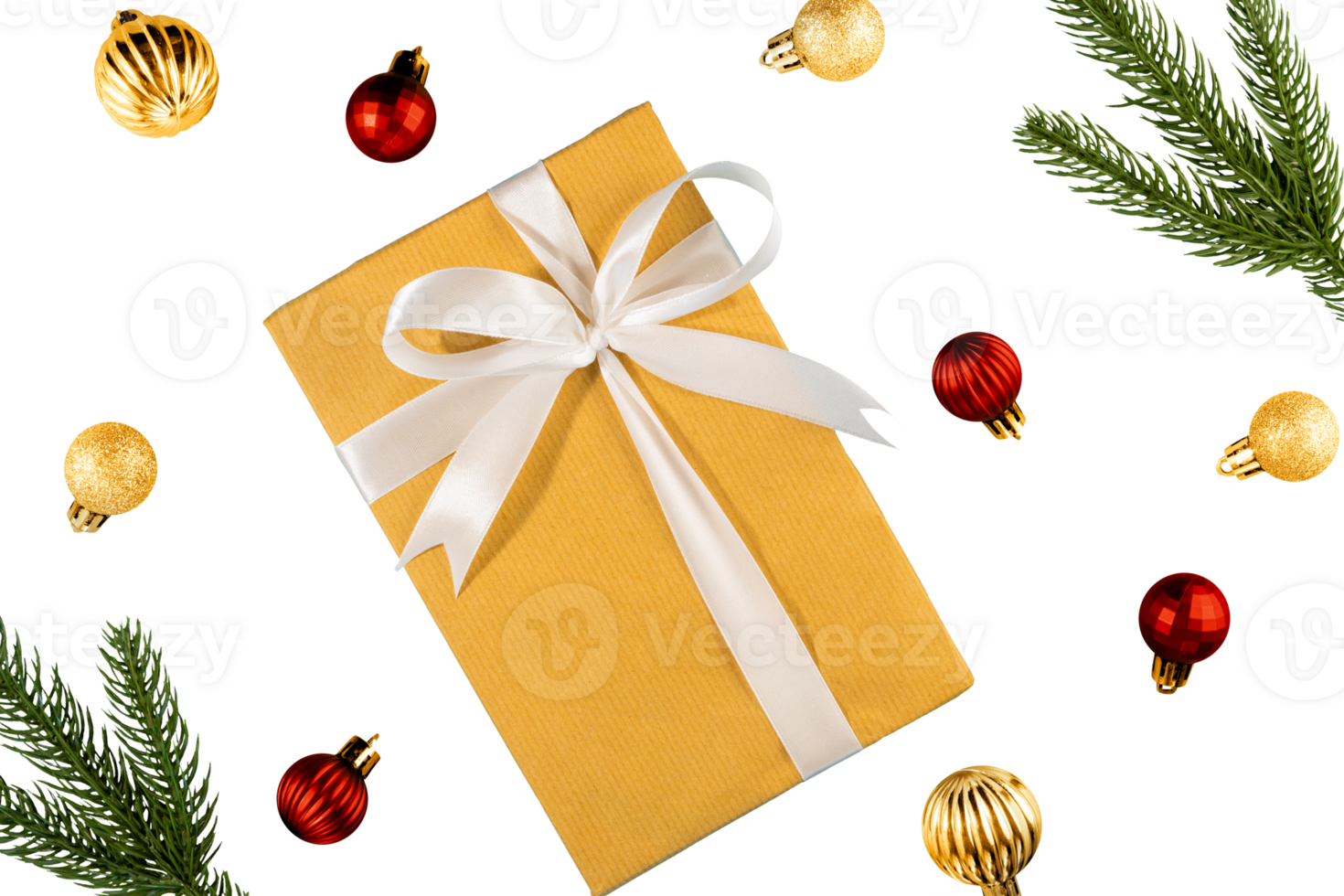 christmas gift boxes with ribbon for banner copy space png
