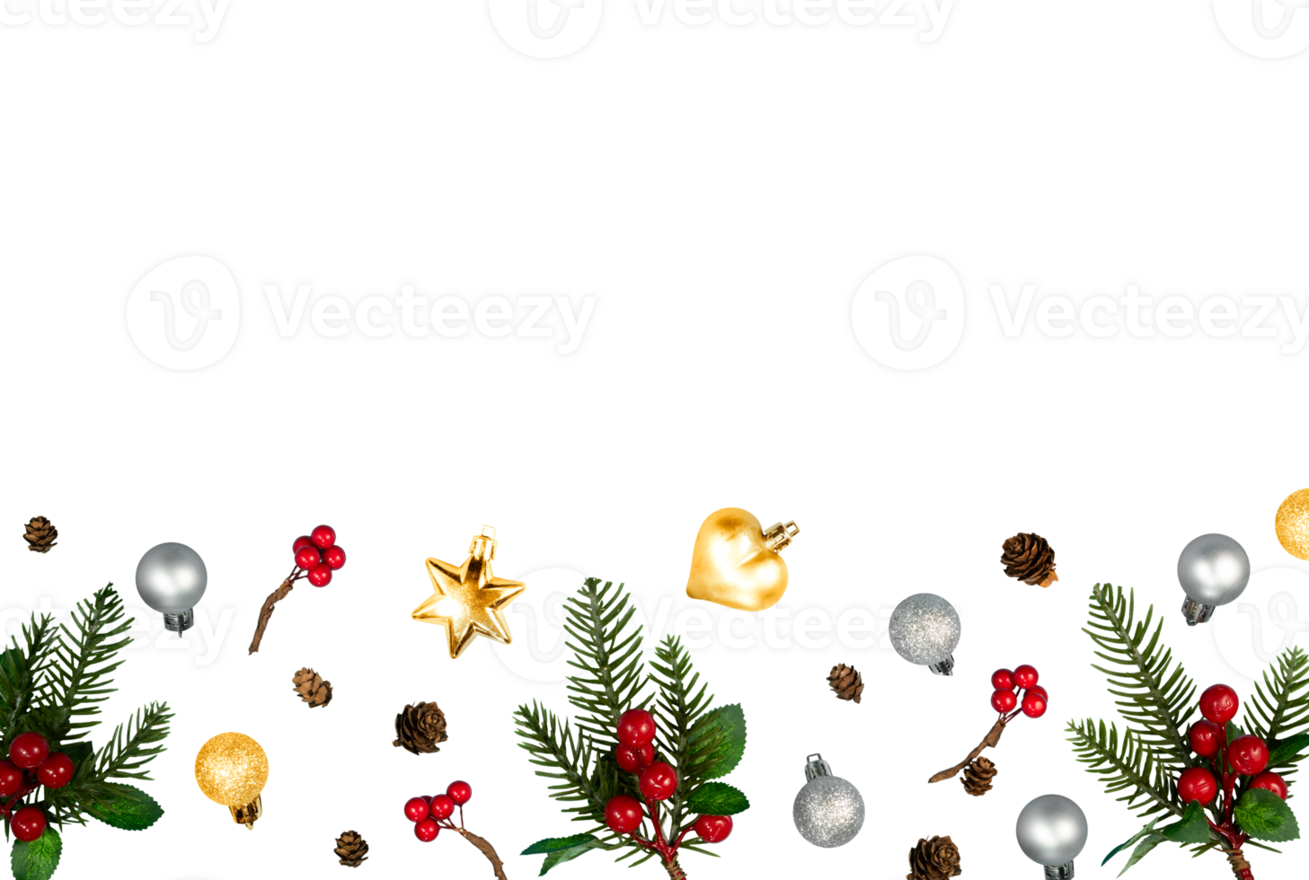 Christmas decoration for banner background png