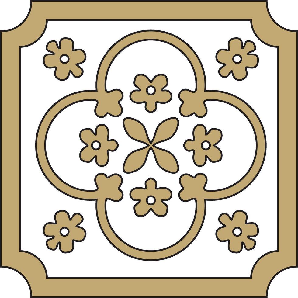 gold and black ancient Roman ornament elements. Classic European patterns vector