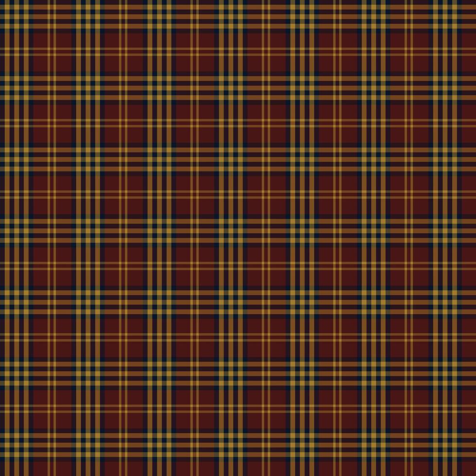 dark red blue yellow stylish fashion scottish tartan plaid checkered stripes flannel fabric print pattern background vector