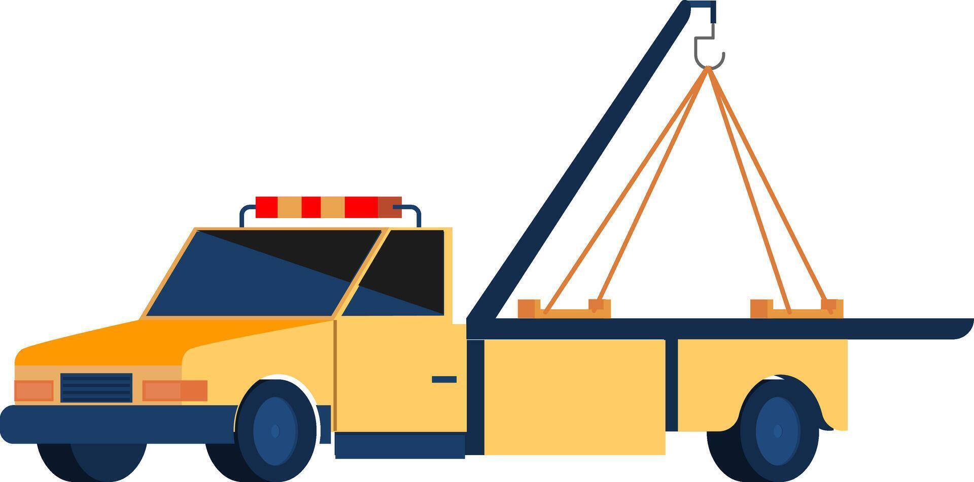 Realistic Truck 2d car vector