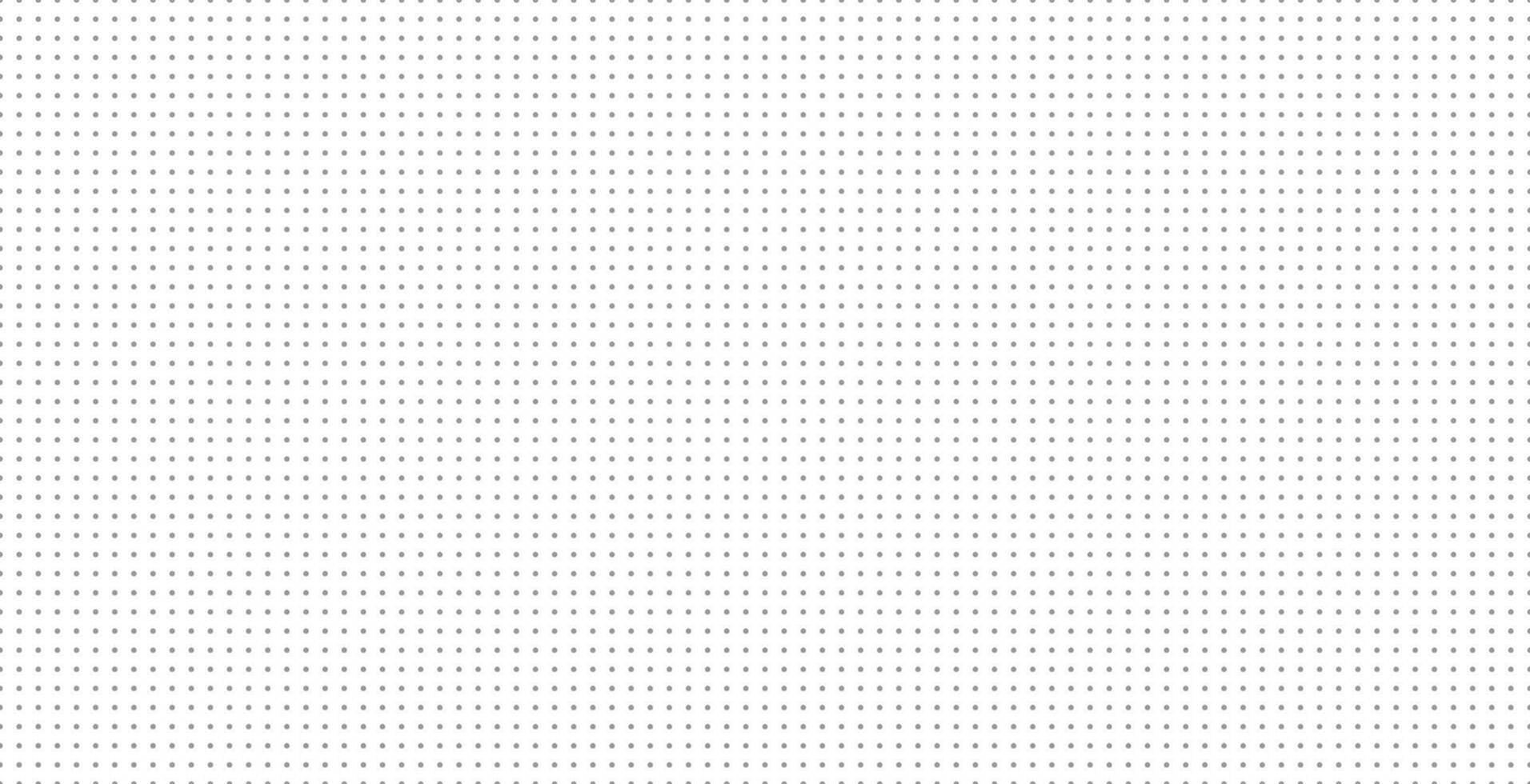 Clean bullet journal template featuring a regular polka dot grid background. vector