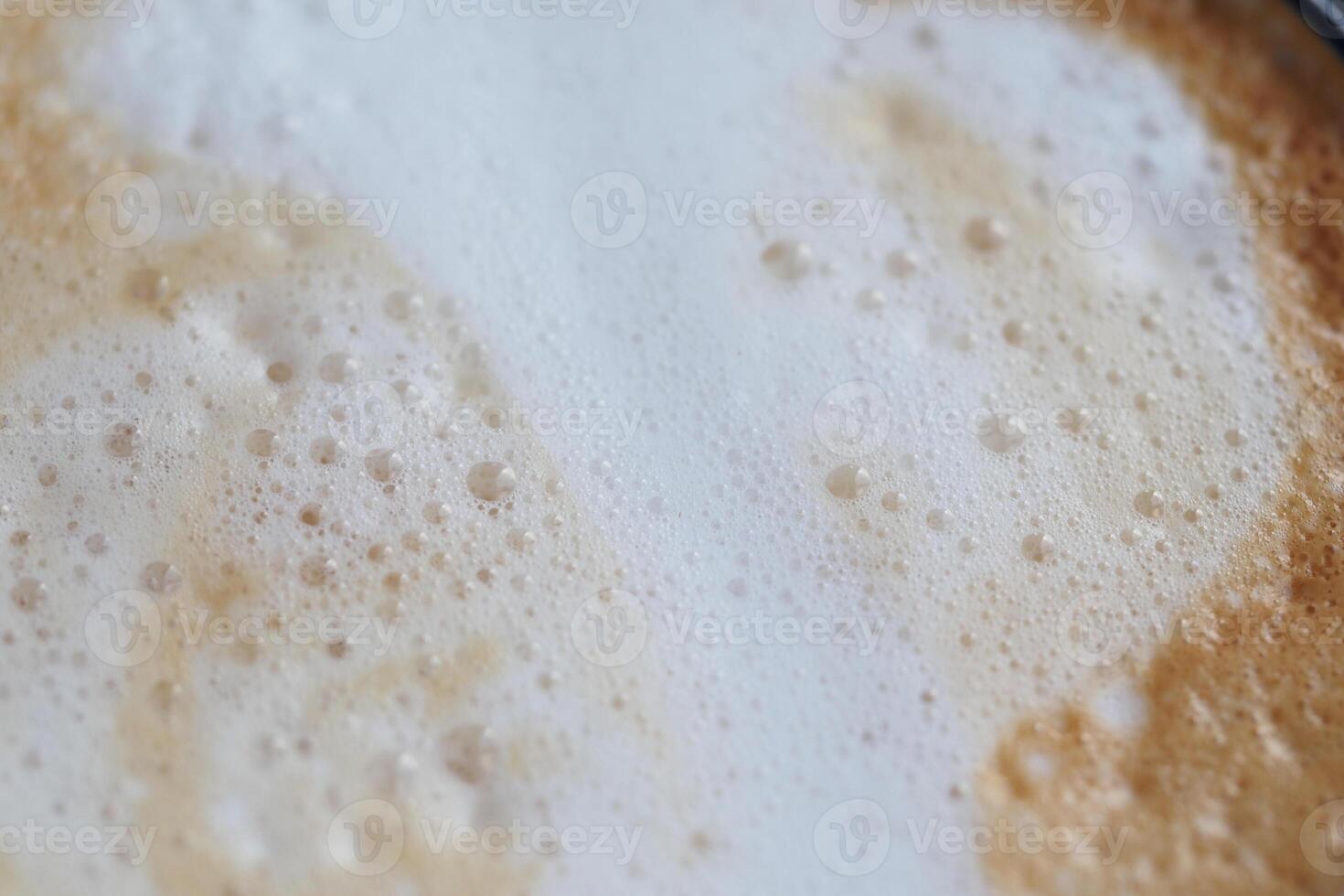 Delicious latte art creates creamy texture in warm coffee beverage photo