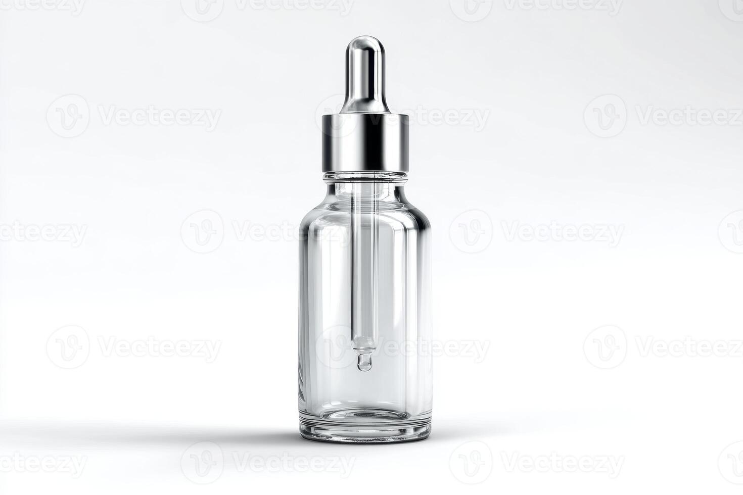 Glass Dropper Bottle Packaging Cosmetic Essential Oil Serum Medicine Pharmacy Clear Transparent Empty Container photo