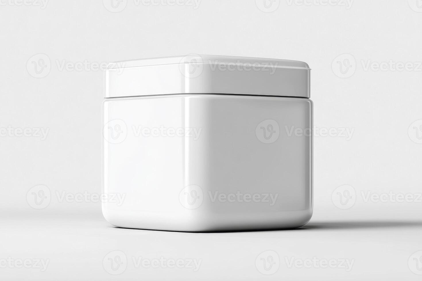 Blank White Packaging Mockup photo