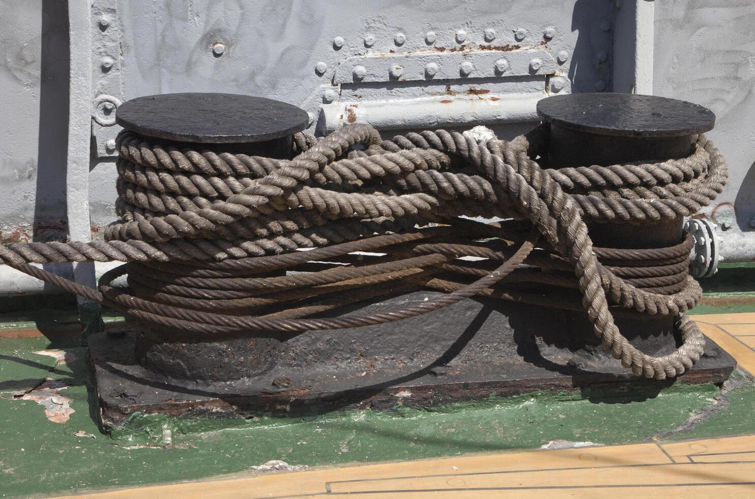 Landfast in a harbour photo
