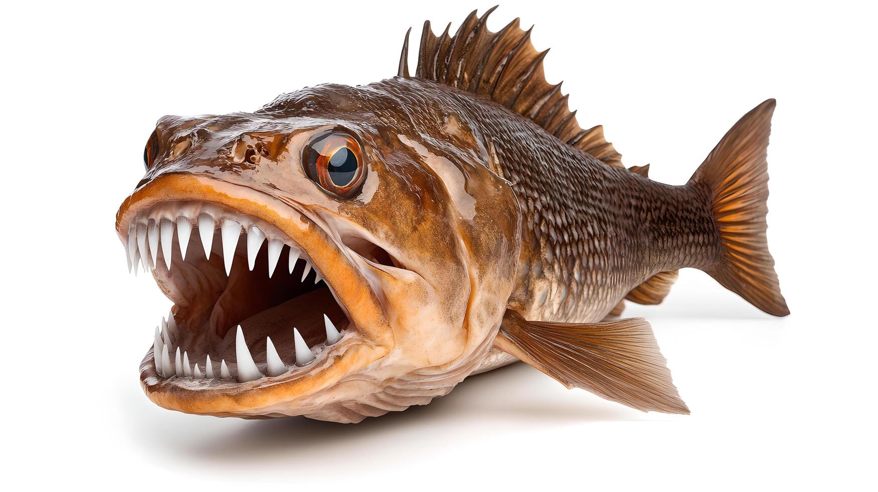 A large fish with sharp teeth and a big mouth photo