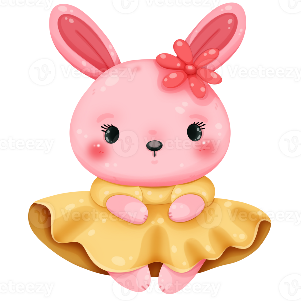 Lady bunny cartoon png