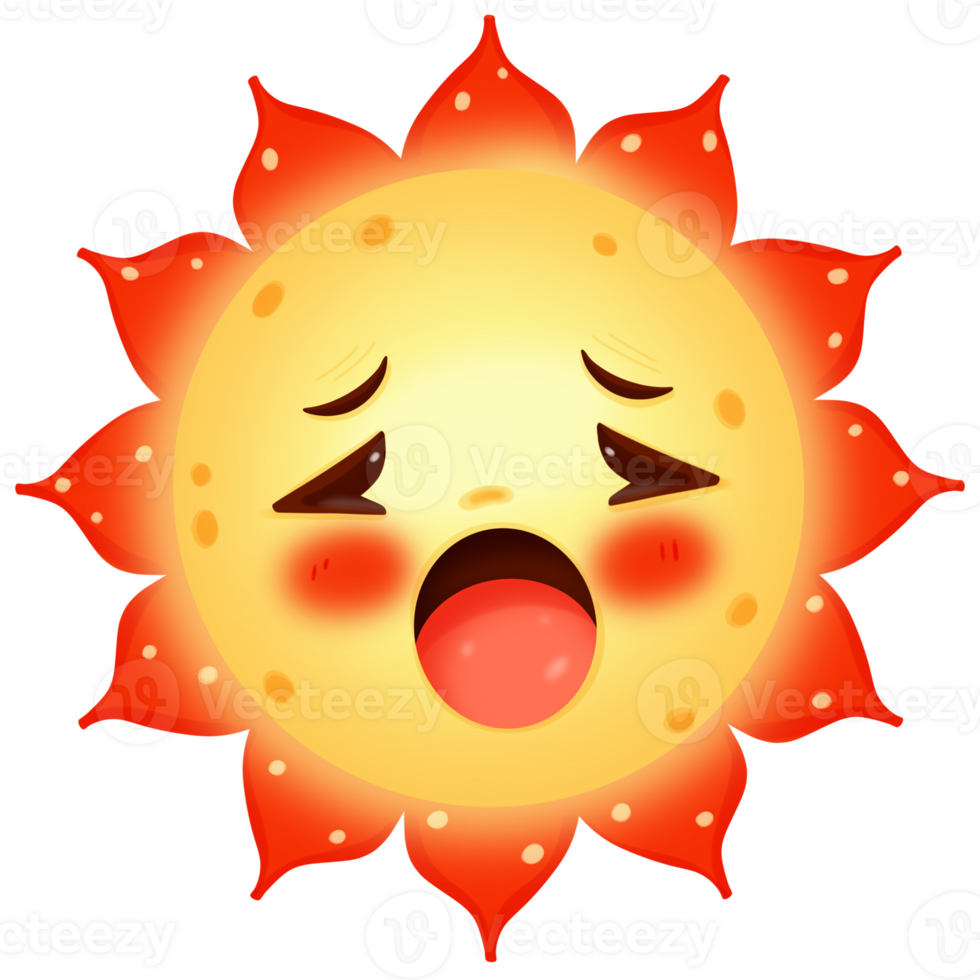 The sun cartoon png