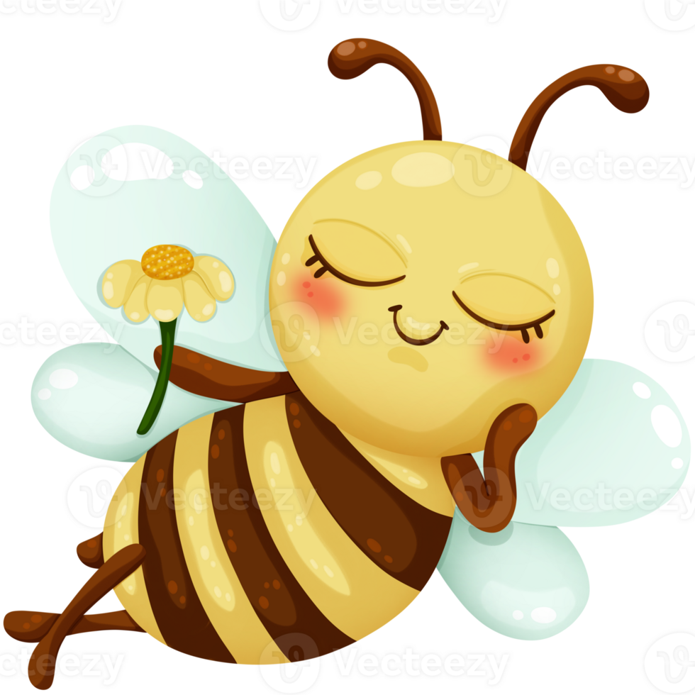 Sleep day bee png