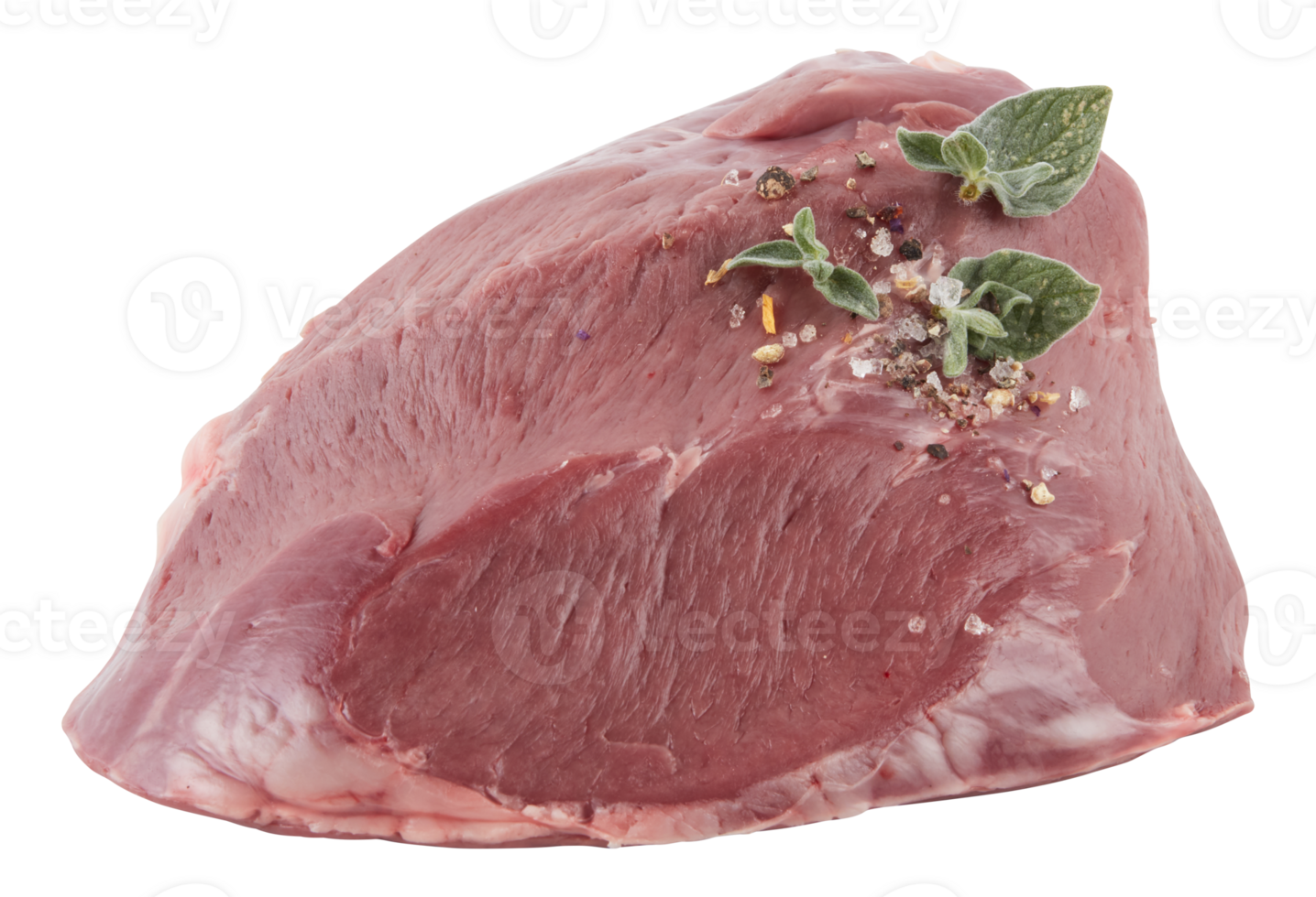 fresh pork with Thyme cut out isolated transparent background png