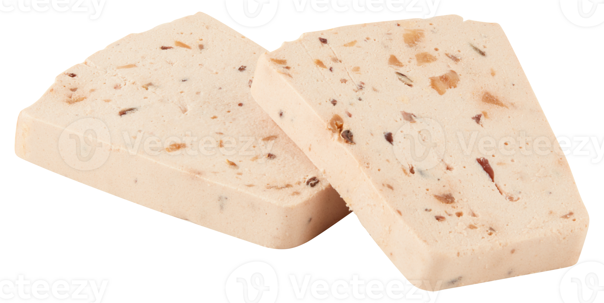Square tofu cut out isolated transparent background png