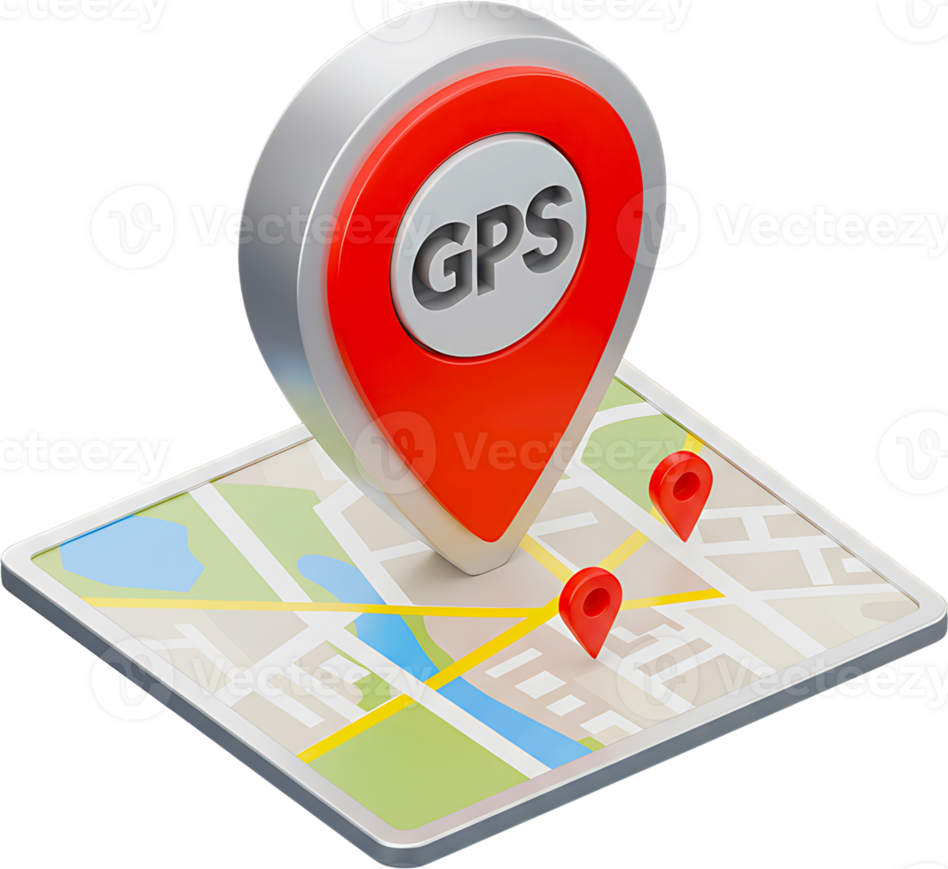 gps map pin on transparent background png