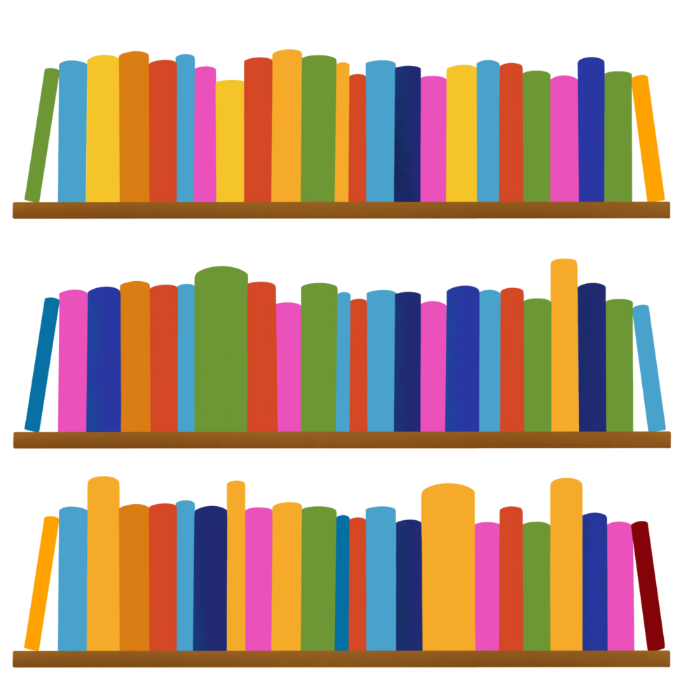 Library Books Reading png